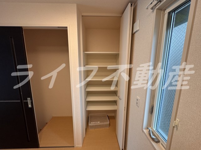 収納　収納があります