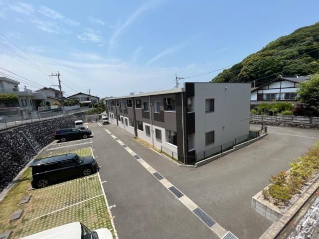 駐車場　眺望