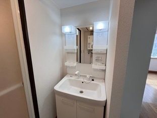洗面設備　※写真は別号室です。