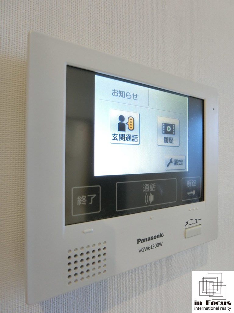 セキュリティ　来客の顔が見える安心のTVモニターホン