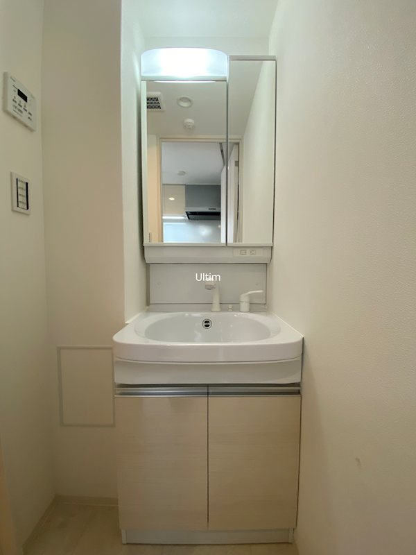 洗面設備　違うお部屋の写真ですが参考までに