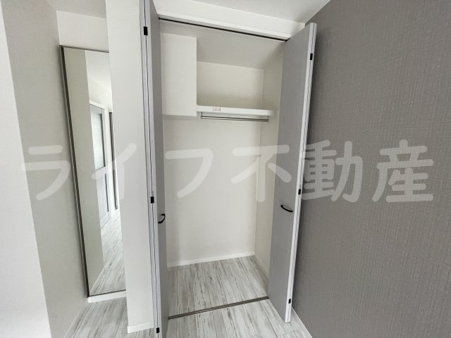 収納　大きなスペースがあり、収納には困りません