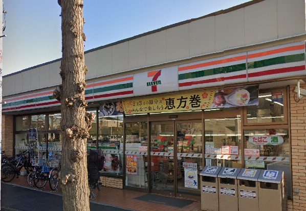 コンビニ　セブンイレブン 足立西綾瀬3丁目店（コンビニ）まで163m