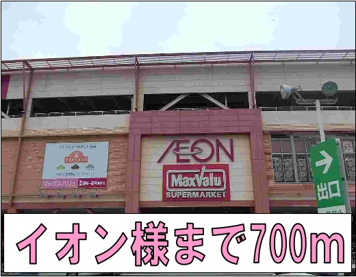 スーパー　イオン様（スーパー）まで700m