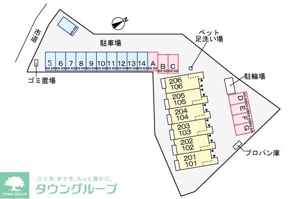 駐車場　間取図