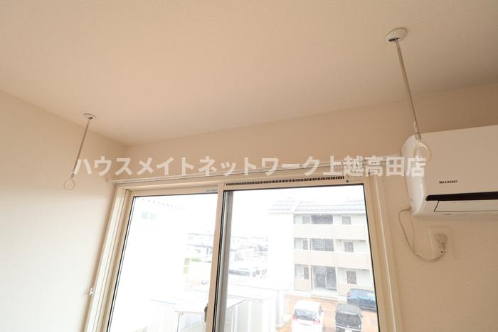 眺望　室内物干し