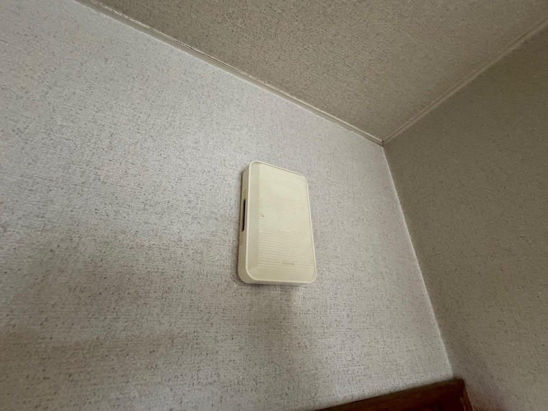 セキュリティ　来客時にはこちらのチャイムが鳴りますよ。