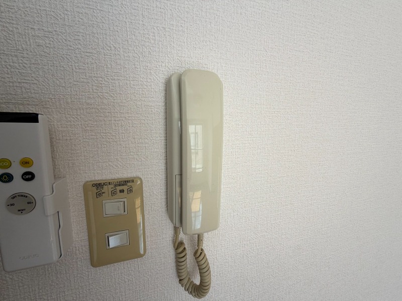 セキュリティ　インターホンで来客確認ができます。安心ですね。