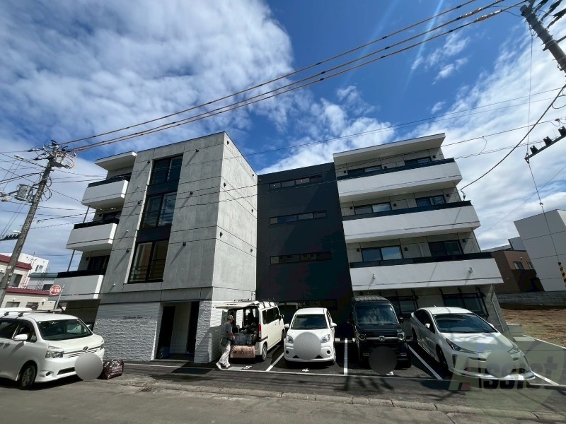 建物外観　札幌市中央区北１３条「仮）ラ・シュエット桑園」