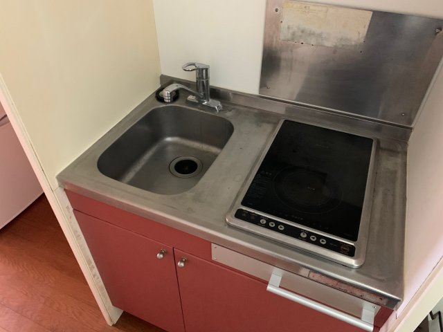 キッチン　シングルレバー設置