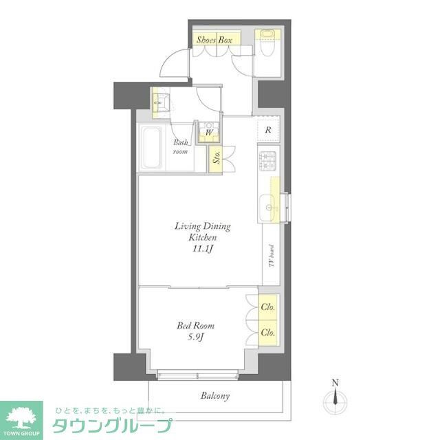 プライムメゾン日本橋馬喰町の間取り写真