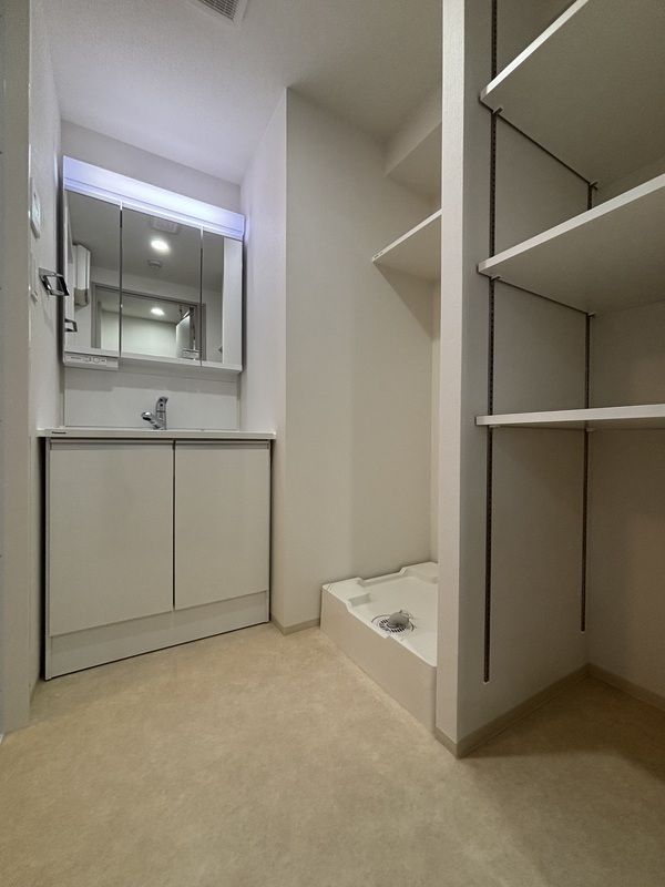 洗面設備　別タイプ部屋　参考写真です