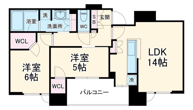 シティタワー梅田東の間取り写真