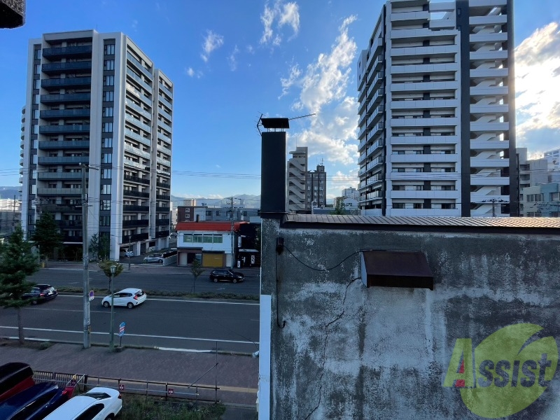 眺望　眺望です。建物はありますが風通しは良さそうです。