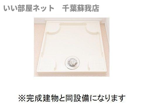 洗面設備　洗濯機置き場