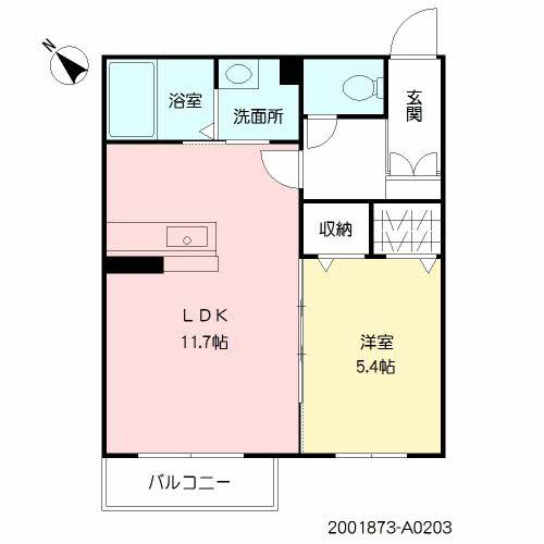 ラフィーネメゾン本町公園 A棟の間取り写真