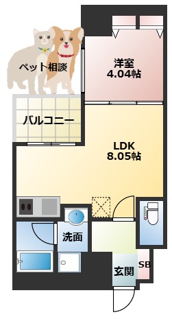 プレジオ本町の間取り写真