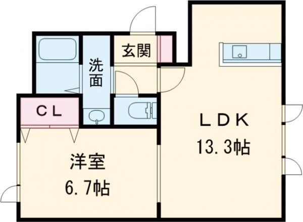 GS-TOWNの間取り写真