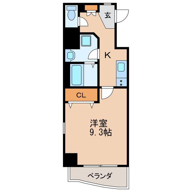 アゲート 白壁の間取り写真
