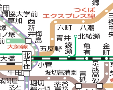 エントランス　☆路線図☆
