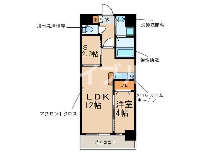 プレステージプレミアム久留米本町の間取り写真