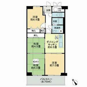 ライオンズマンション八事ガーデン弐番館の間取り写真