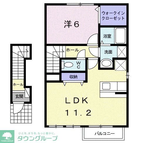 リバーサイドIIの間取り写真