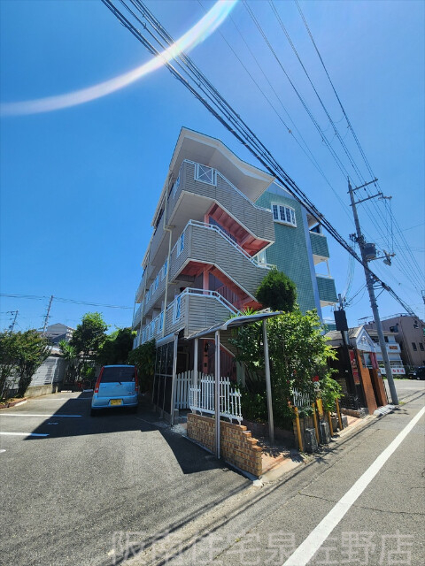 南海本線 羽倉崎駅 徒歩4分 4階建 築29年の外観写真