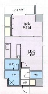 都営新宿線 菊川駅 徒歩7分 6階建 築4年の間取り写真