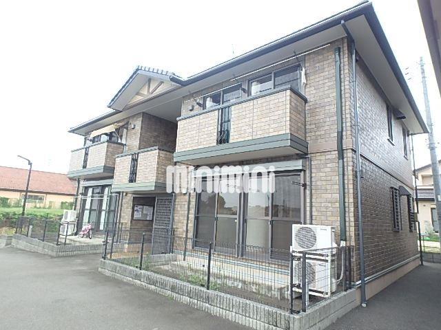 建物外観　おしゃれな外観。１階は庭付きです。