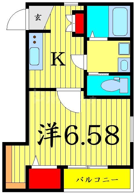 Cartello立石の間取り写真