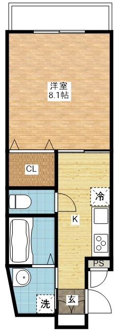 ＪＲ長崎本線 長与駅 徒歩18分 3階建 築5年の間取り写真