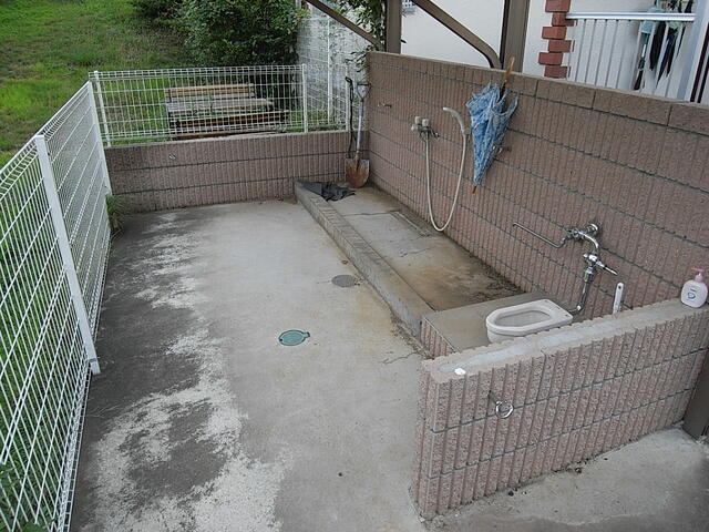 その他　ペット用洗い場