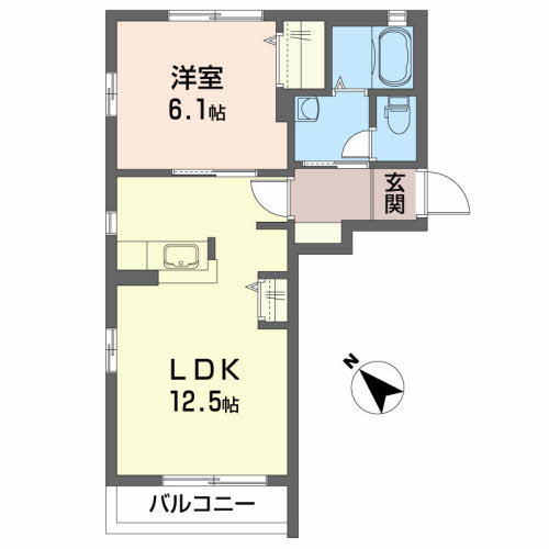 シャーメゾン八反田の間取り