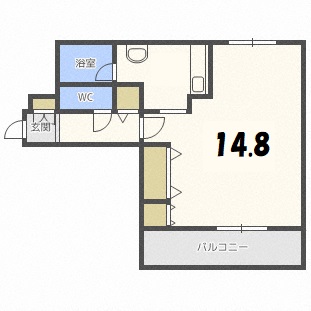 ＭＯＤＵＬＯＲ南円山の間取り