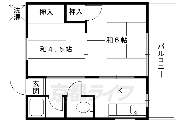 マンションみどりの間取り