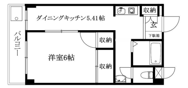 メゾン玉井の間取り