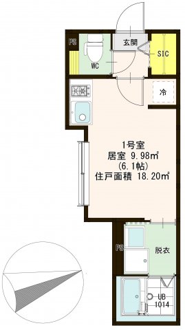 レグルス青井の間取り