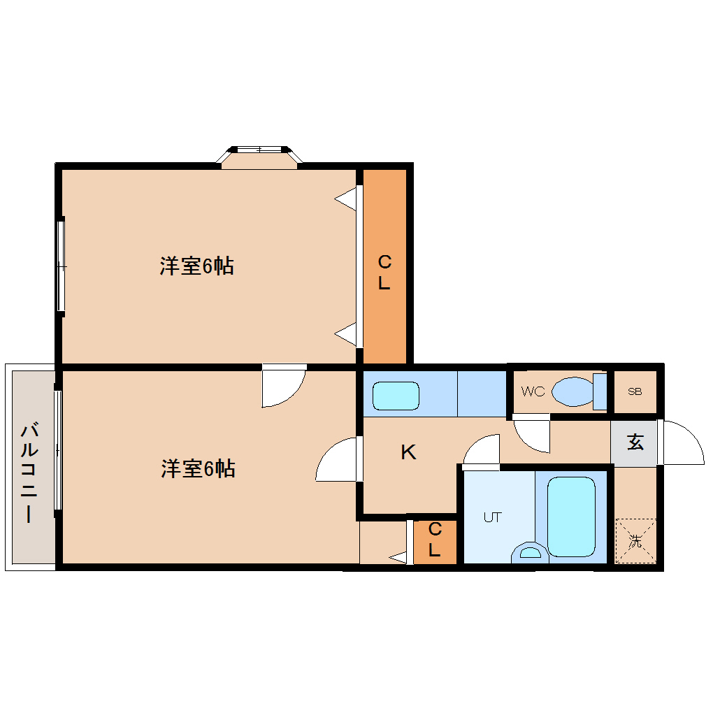 ルネサンス新屋敷の間取り