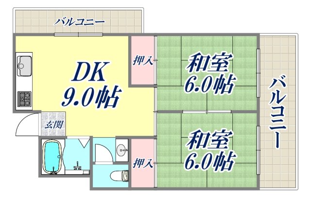 第2住吉苑の間取り