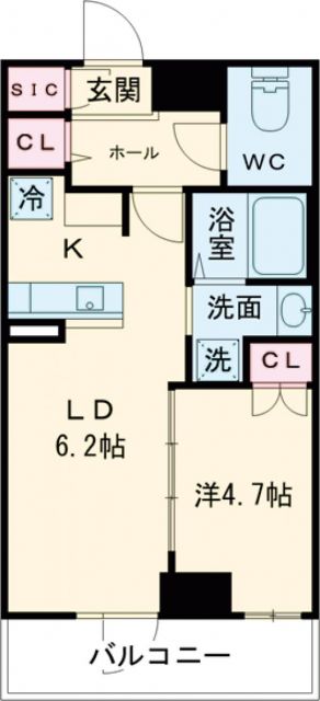 アルファプライム東陽町の間取り