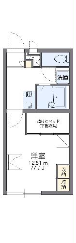 レオパレスながまちの間取り