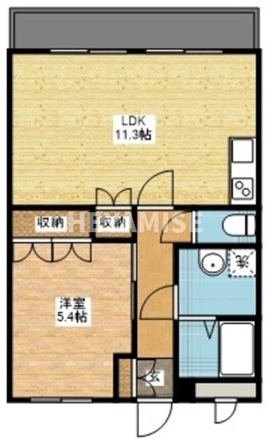 大村市久原のアパートの間取り