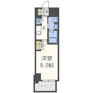 コンフォリア北浜の間取り