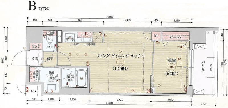 ベラジオ雅び京都三条通の間取り