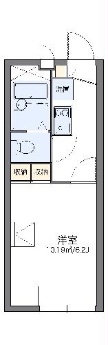 レオパレスリヴェールの間取り