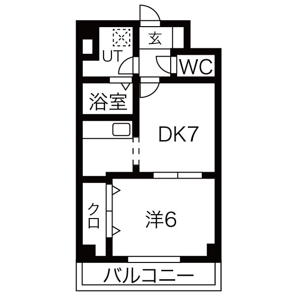 小牧市堀の内のマンションの間取り