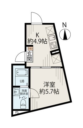 グランデ江北の間取り