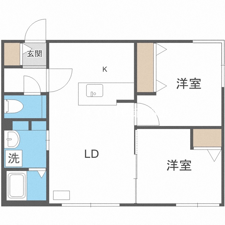 Ｅ－ｈｏｒｉｚｏｎ　Ｎ１７の間取り