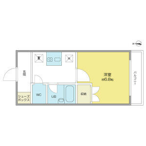 エトワール阿由知B棟の間取り